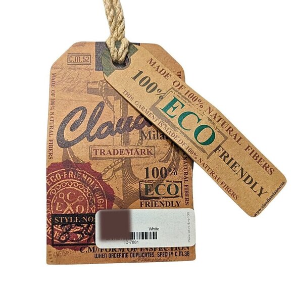 NWT CLAUDIO MILANO White 100% Linen Cut Out Sleeveless Midi Dress #8346 Size M - Picture 4 of 8